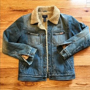 American Eagle Outfitters Sherpa Denim Jacket